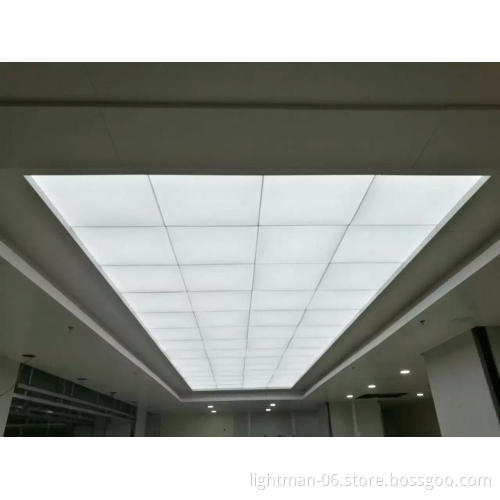 High Efficiency 60x60 Recessed Square Narrow Frame Suspended LED Flat Ceiling Panel Light - 60x60cm